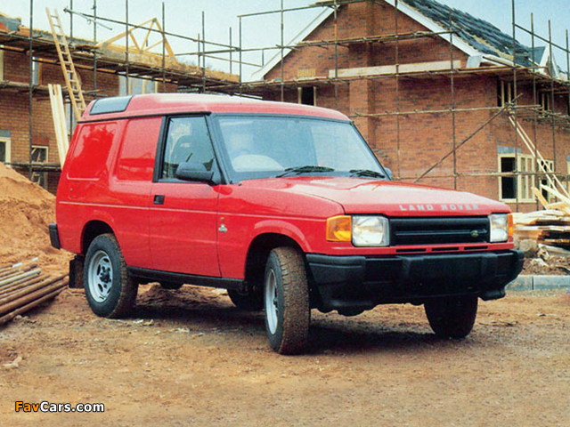 Land Rover Discovery Van UK-spec 1994–98 pictures (640 x 480)