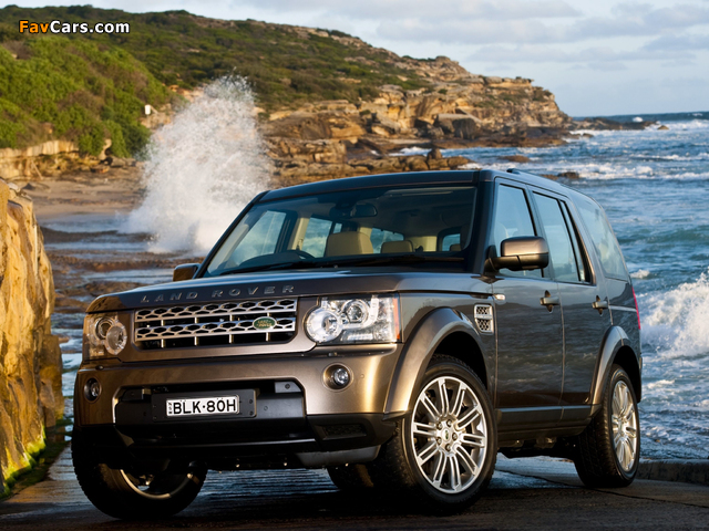 Land Rover Discovery 4 3.0 TDV6 AU-spec 2009–13 images (640 x 480)