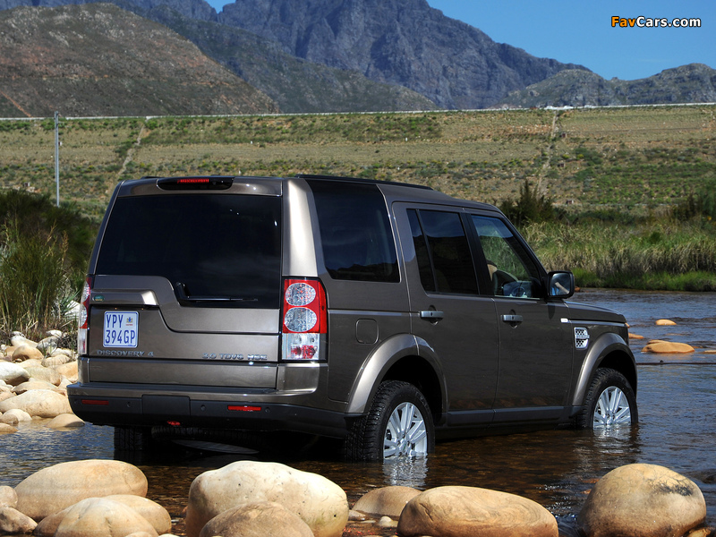 Land Rover Discovery 4 3.0 TDV6 ZA-spec 2009–13 wallpapers (800 x 600)