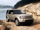 Land Rover Discovery 4 3.0 TDV6 UK-spec 2009 wallpapers