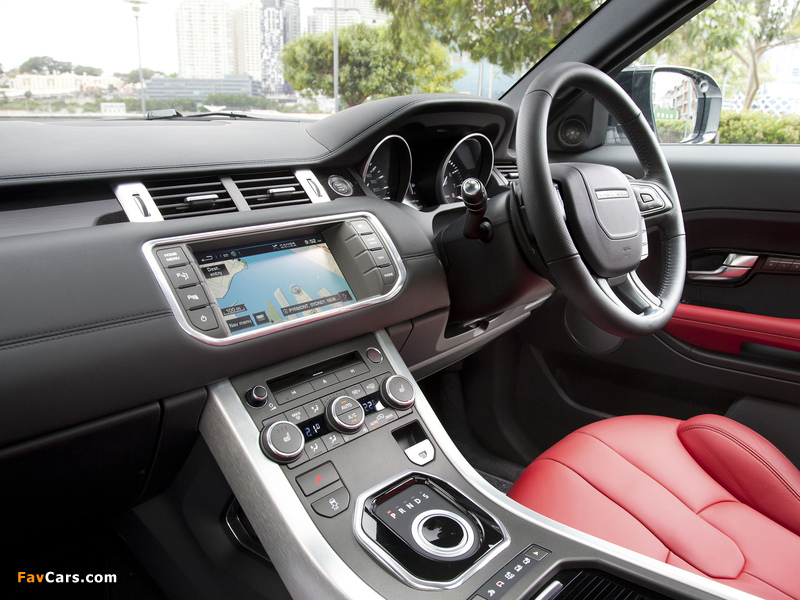 Images of Range Rover Evoque Coupe Dynamic AU-spec 2011 (800 x 600)