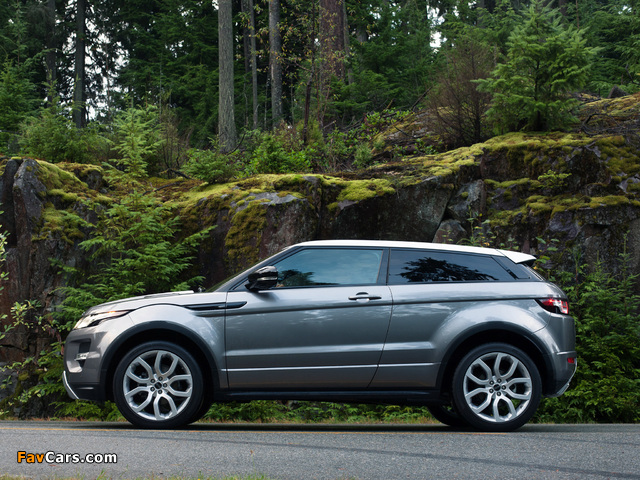 Images of Range Rover Evoque Coupe Dynamic US-spec 2011 (640 x 480)