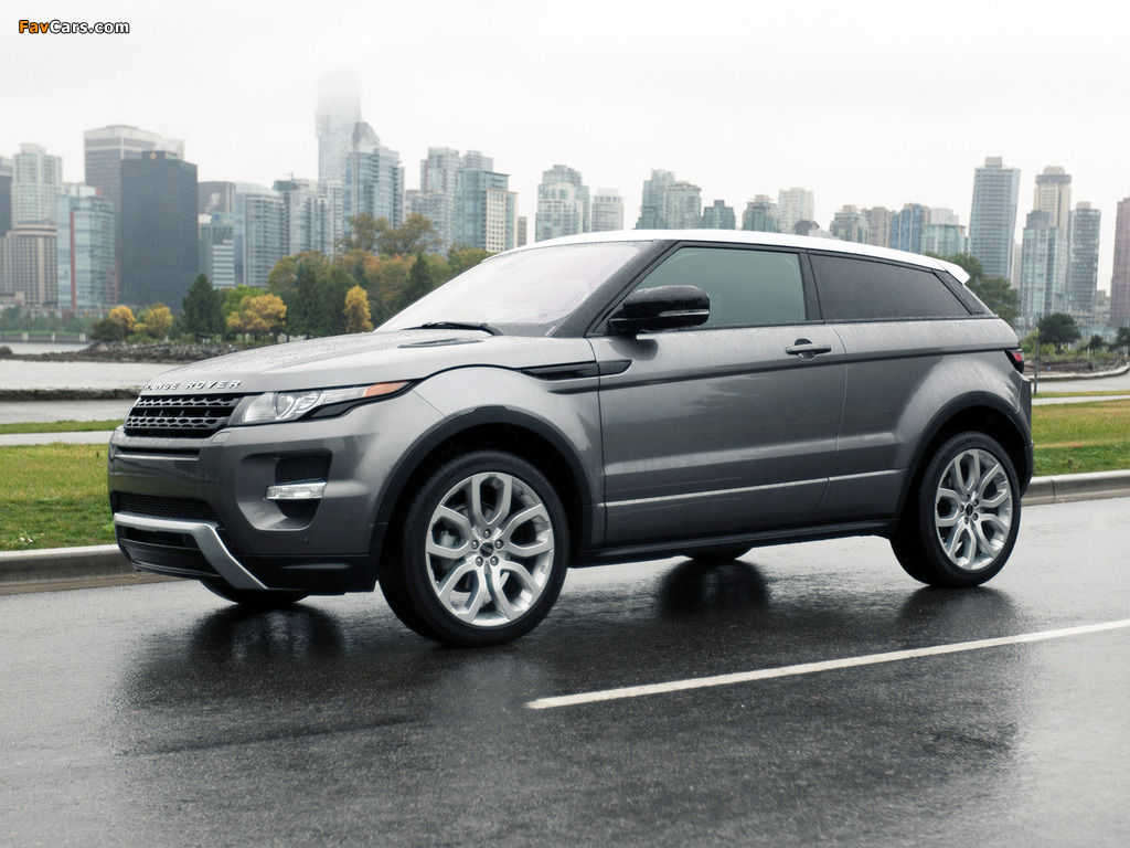 Images of Range Rover Evoque Coupe Dynamic US-spec 2011 (1024 x 768)