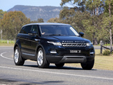 Range Rover Evoque Prestige AU-spec 2011 images