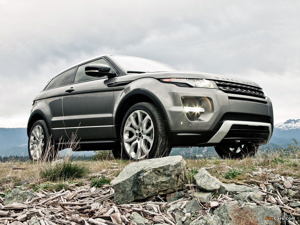 Range Rover Evoque Coupe Dynamic US-spec 2011 images (1024 x 768)