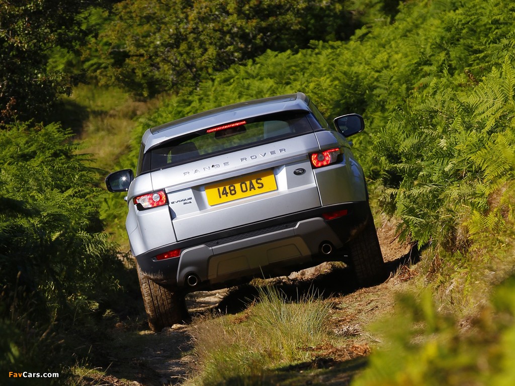 Range Rover Evoque Coupe Si4 Prestige UK-spec 2011 photos (1024 x 768)