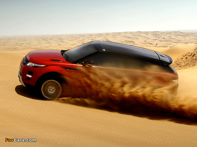 Range Rover Evoque Coupe Dynamic 2011 photos (640 x 480)