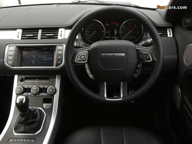 Range Rover Evoque SD4 Dynamic UK-spec 2011 pictures (640 x 480)