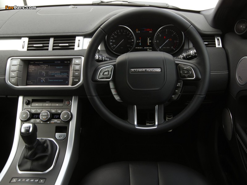 Range Rover Evoque SD4 Dynamic UK-spec 2011 pictures (800 x 600)