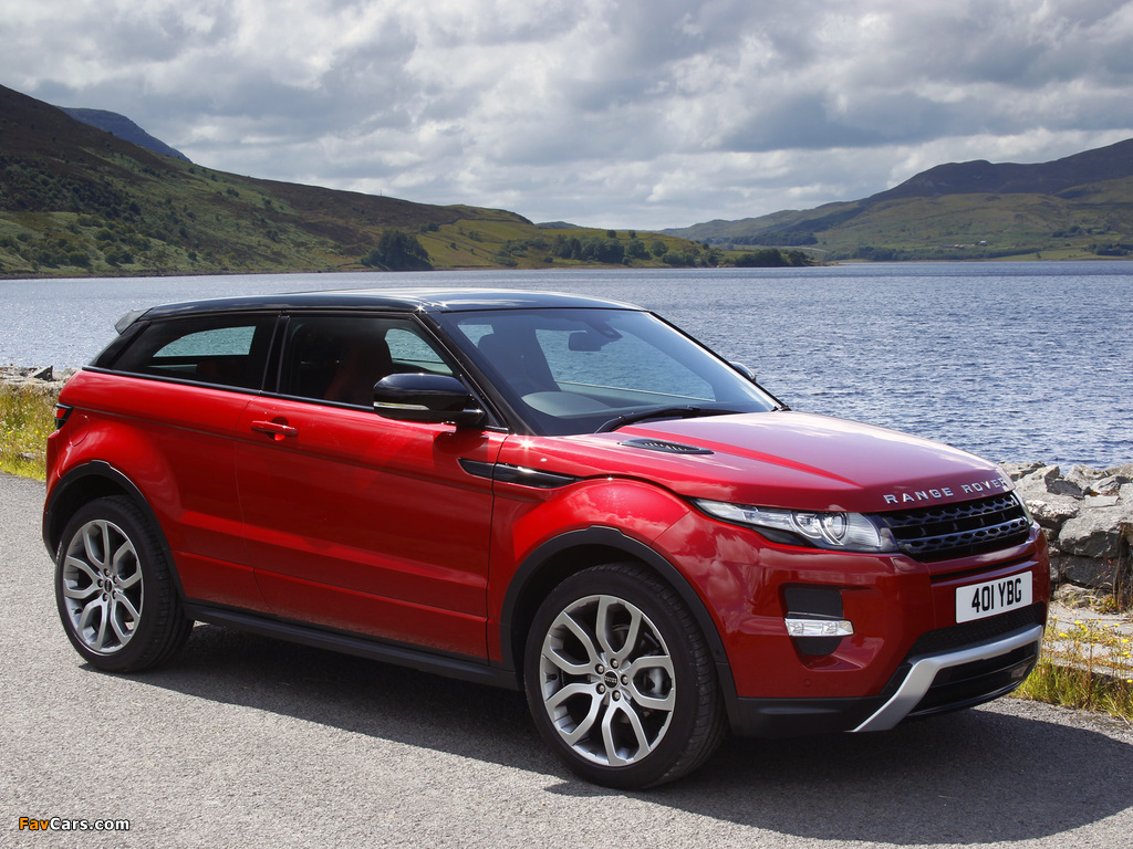 Range Rover Evoque Coupe Si4 Dynamic UK-spec 2011 pictures (1024 x 768)