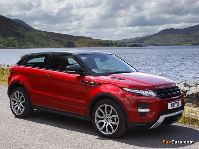Range Rover Evoque Coupe Si4 Dynamic UK-spec 2011 pictures (640 x 480)