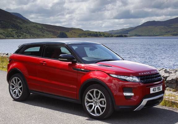Range Rover Evoque Coupe Si4 Dynamic UK-spec 2011 pictures