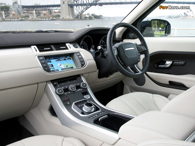 Range Rover Evoque Prestige AU-spec 2011 pictures (640 x 480)