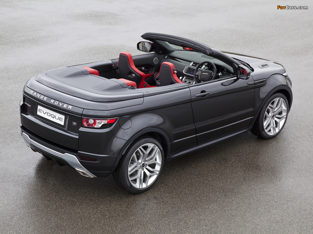 Range Rover Evoque Convertible Concept 2012 pictures (1024 x 768)