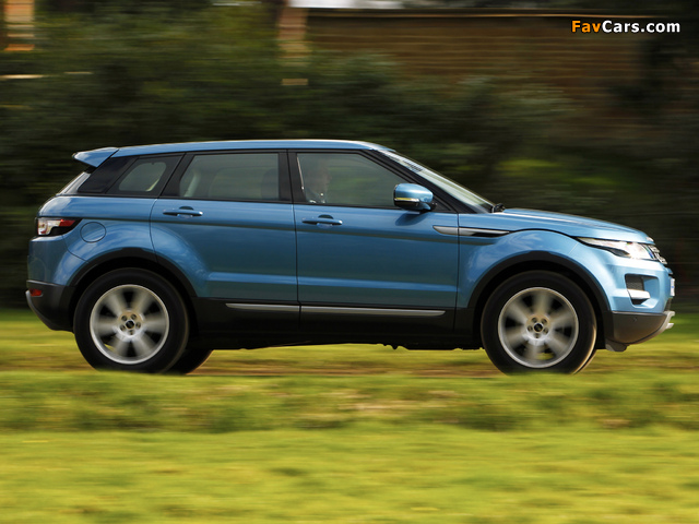 Range Rover Evoque eD4 Prestige UK-spec 2012 pictures (640 x 480)