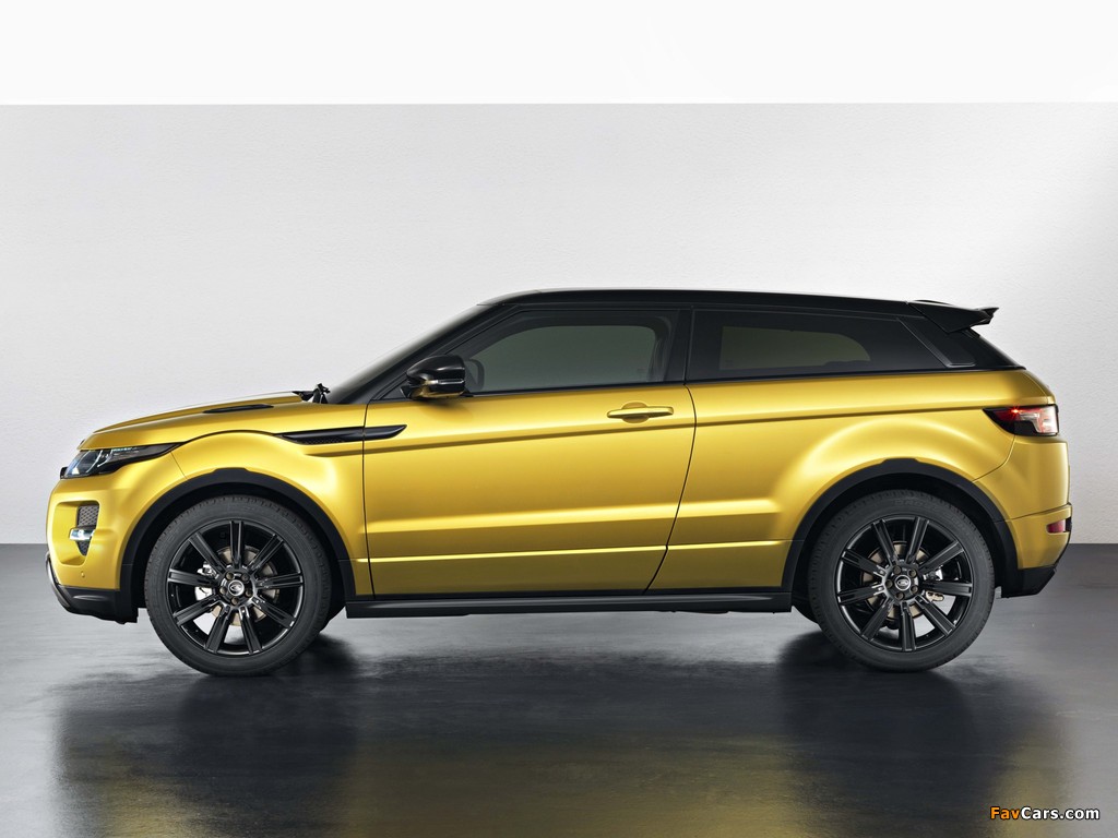 Range Rover Evoque Coupe Sicilian Yellow 2013 pictures (1024 x 768)