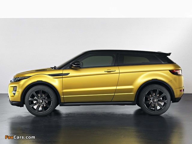 Range Rover Evoque Coupe Sicilian Yellow 2013 pictures (640 x 480)
