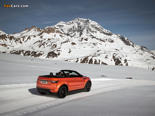 Range Rover Evoque Convertible 2016 wallpapers (640 x 480)