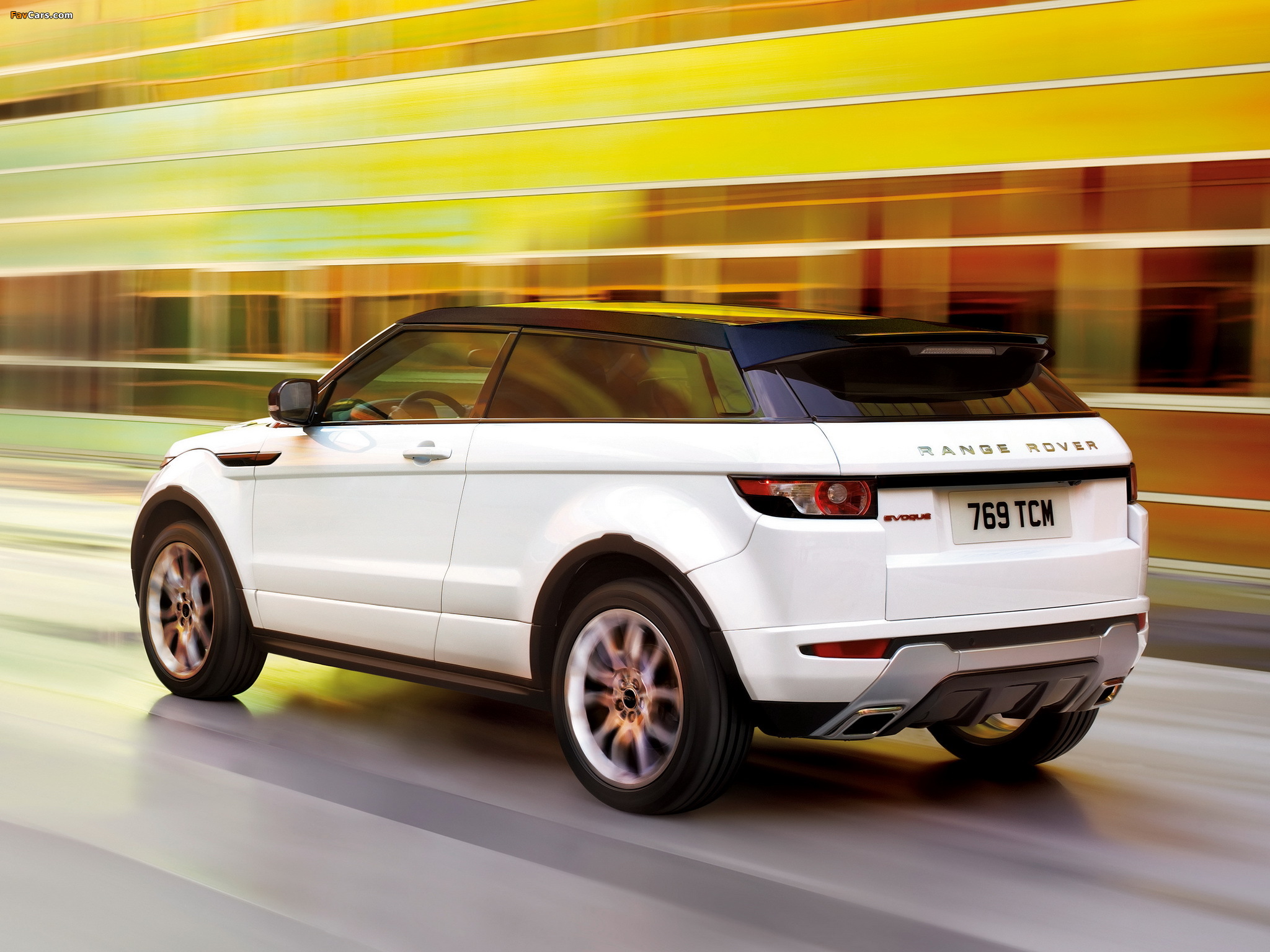 Range Rover Evoque Coupe Dynamic 2011 images (2048 x 1536)