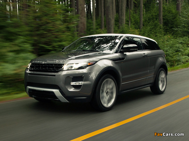 Photos of Range Rover Evoque Coupe Dynamic US-spec 2011 (640 x 480)