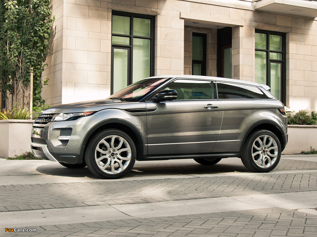 Pictures of Range Rover Evoque Coupe Dynamic US-spec 2011 (1024 x 768)