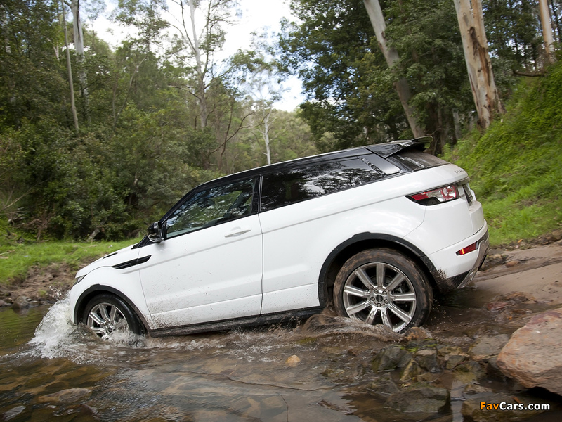 Pictures of Range Rover Evoque Coupe Dynamic AU-spec 2011 (800 x 600)