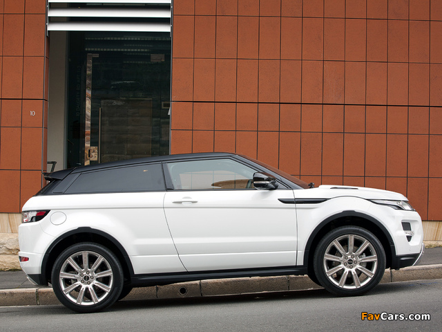 Range Rover Evoque Coupe Dynamic AU-spec 2011 wallpapers (640 x 480)