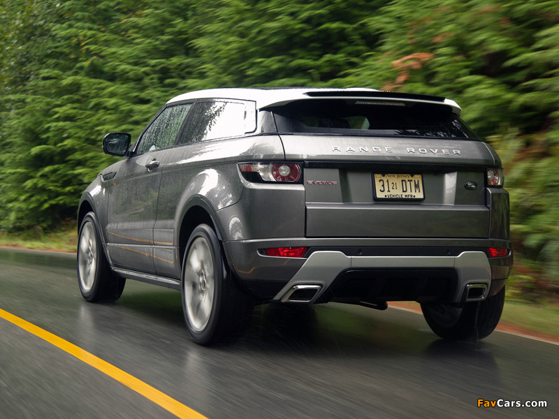 Range Rover Evoque Coupe Dynamic US-spec 2011 wallpapers (800 x 600)