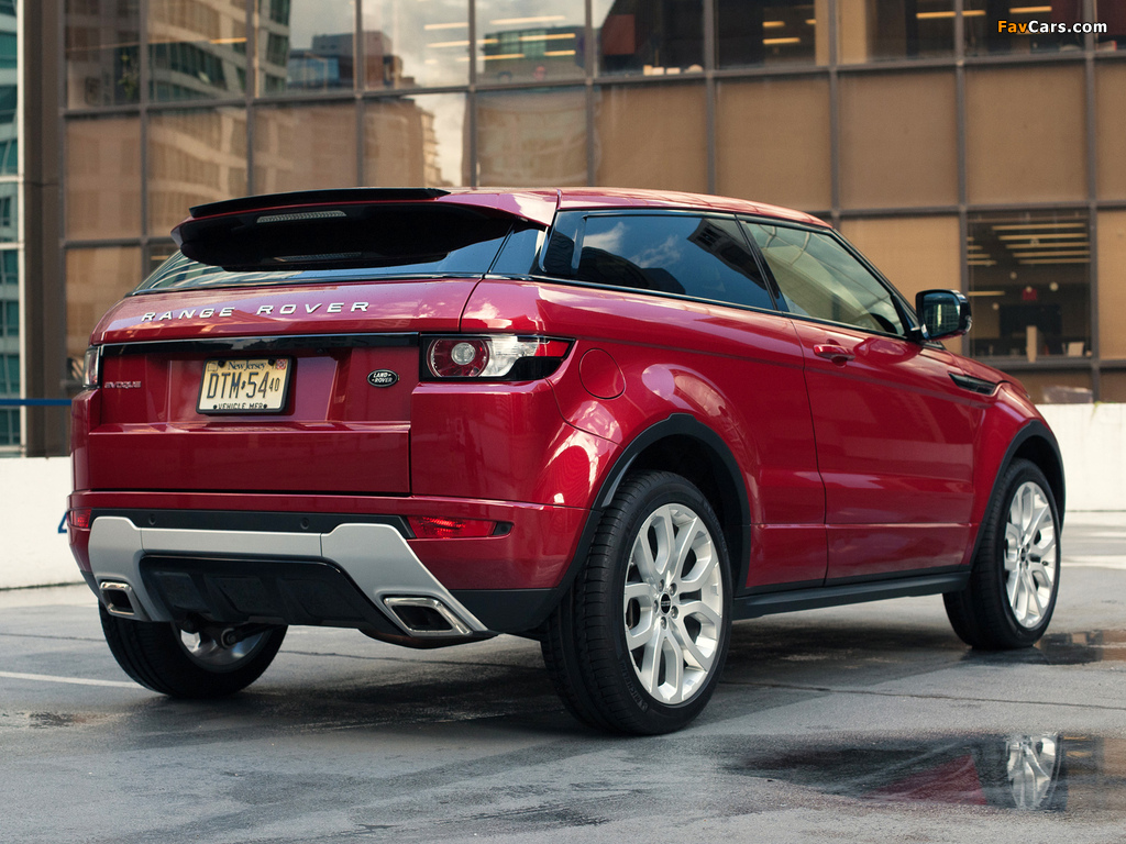 Range Rover Evoque Coupe Dynamic US-spec 2011 wallpapers (1024 x 768)