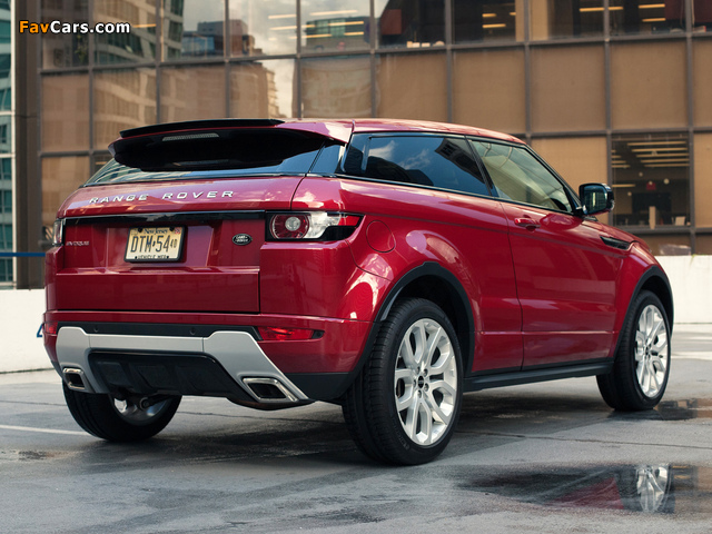 Range Rover Evoque Coupe Dynamic US-spec 2011 wallpapers (640 x 480)