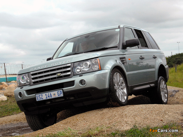 Images of Range Rover Sport ZA-spec 2005–08 (640 x 480)