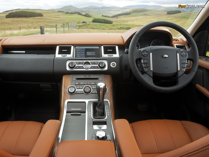 Images of Range Rover Sport Supercharged UK-spec 2009–13 (800 x 600)