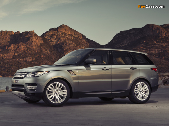 Images of Range Rover Sport HSE AU-spec 2013 (640 x 480)