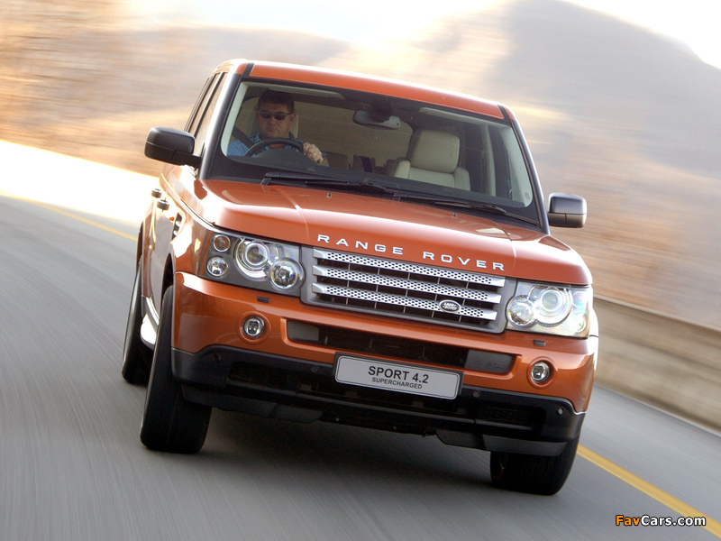 Range Rover Sport Supercharged ZA-spec 2005–08 photos (800 x 600)