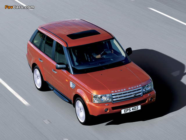 Range Rover Sport Supercharged 2005–08 photos (640 x 480)