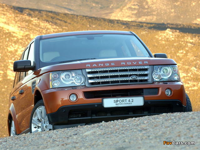 Range Rover Sport Supercharged ZA-spec 2005–08 photos (640 x 480)