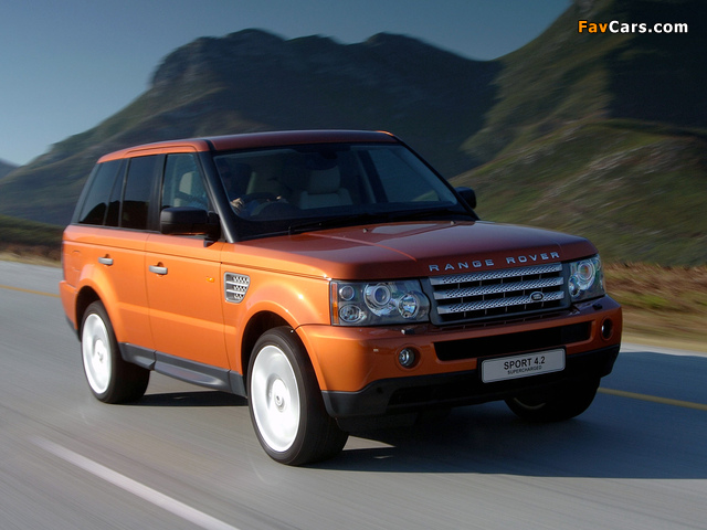 Range Rover Sport Supercharged ZA-spec 2005–08 pictures (640 x 480)