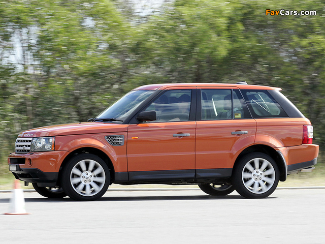 Range Rover Sport Supercharged AU-spec 2005–08 wallpapers (640 x 480)