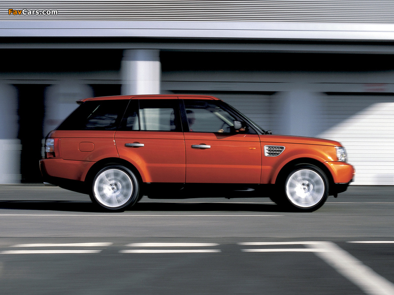 Range Rover Sport Supercharged 2005–08 wallpapers (800 x 600)