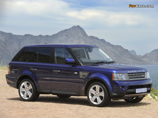 Range Rover Sport Supercharged ZA-spec 2009–13 images (640 x 480)