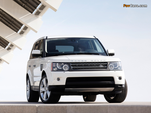 Range Rover Sport Supercharged 2009–13 images (640 x 480)