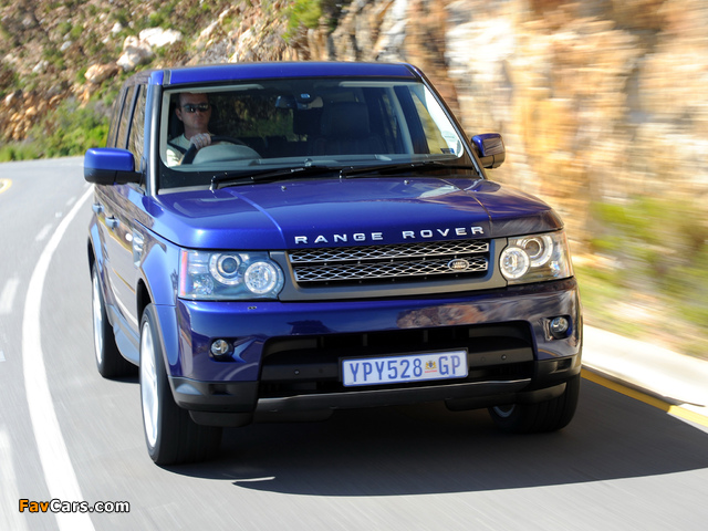 Range Rover Sport Supercharged ZA-spec 2009–13 pictures (640 x 480)