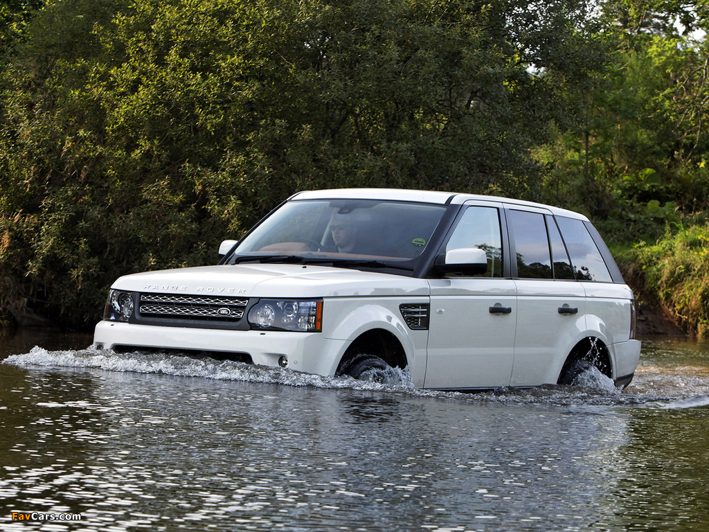 Range Rover Sport Supercharged UK-spec 2009–13 wallpapers (1024 x 768)