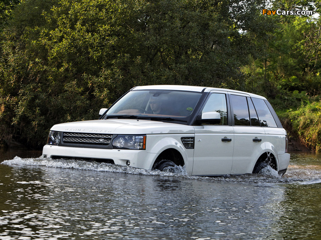 Range Rover Sport Supercharged UK-spec 2009–13 wallpapers (640 x 480)