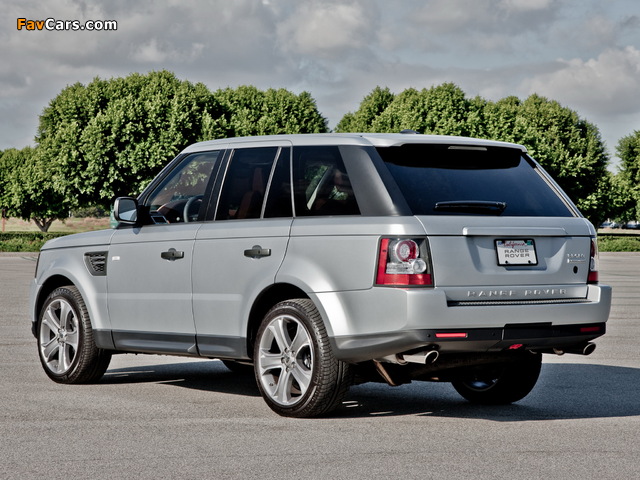 Range Rover Sport Supercharged US-spec 2009–13 wallpapers (640 x 480)
