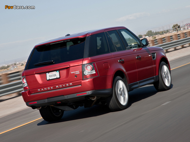 Range Rover Sport US-spec 2009–13 wallpapers (640 x 480)