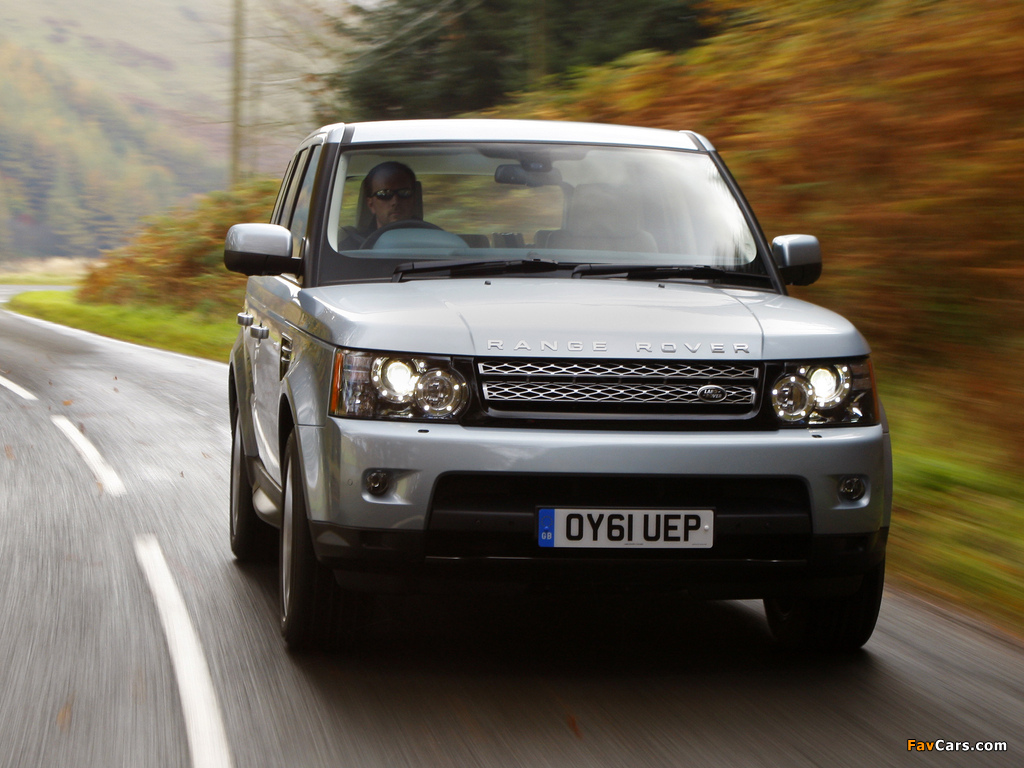 Range Rover Sport UK-spec 2009–13 wallpapers (1024 x 768)