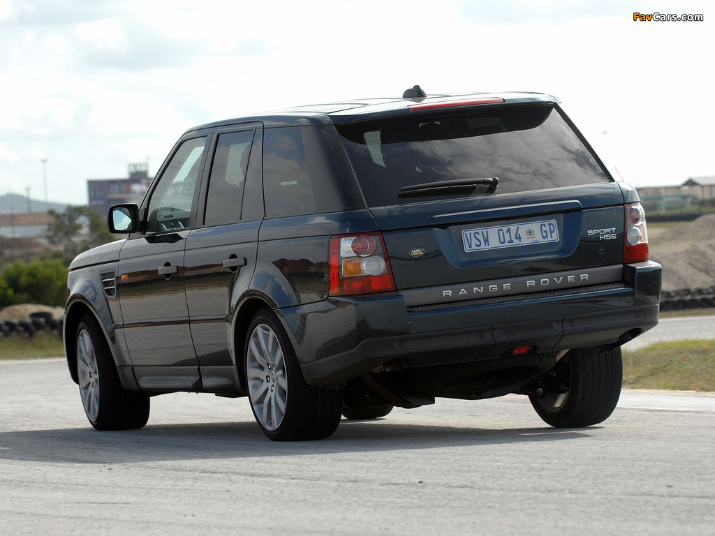 Photos of Range Rover Sport ZA-spec 2005–08 (1024 x 768)