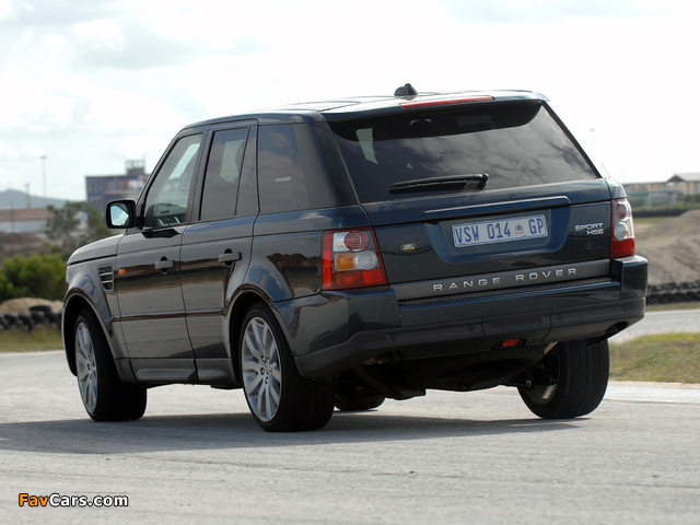 Photos of Range Rover Sport ZA-spec 2005–08 (640 x 480)