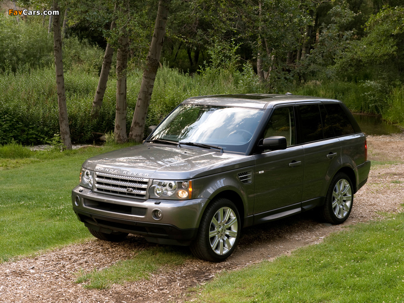 Photos of Range Rover Sport Supercharged US-spec 2008–09 (800 x 600)